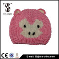 Дизайн обезьяны вязание красочные шляпу ребенка
